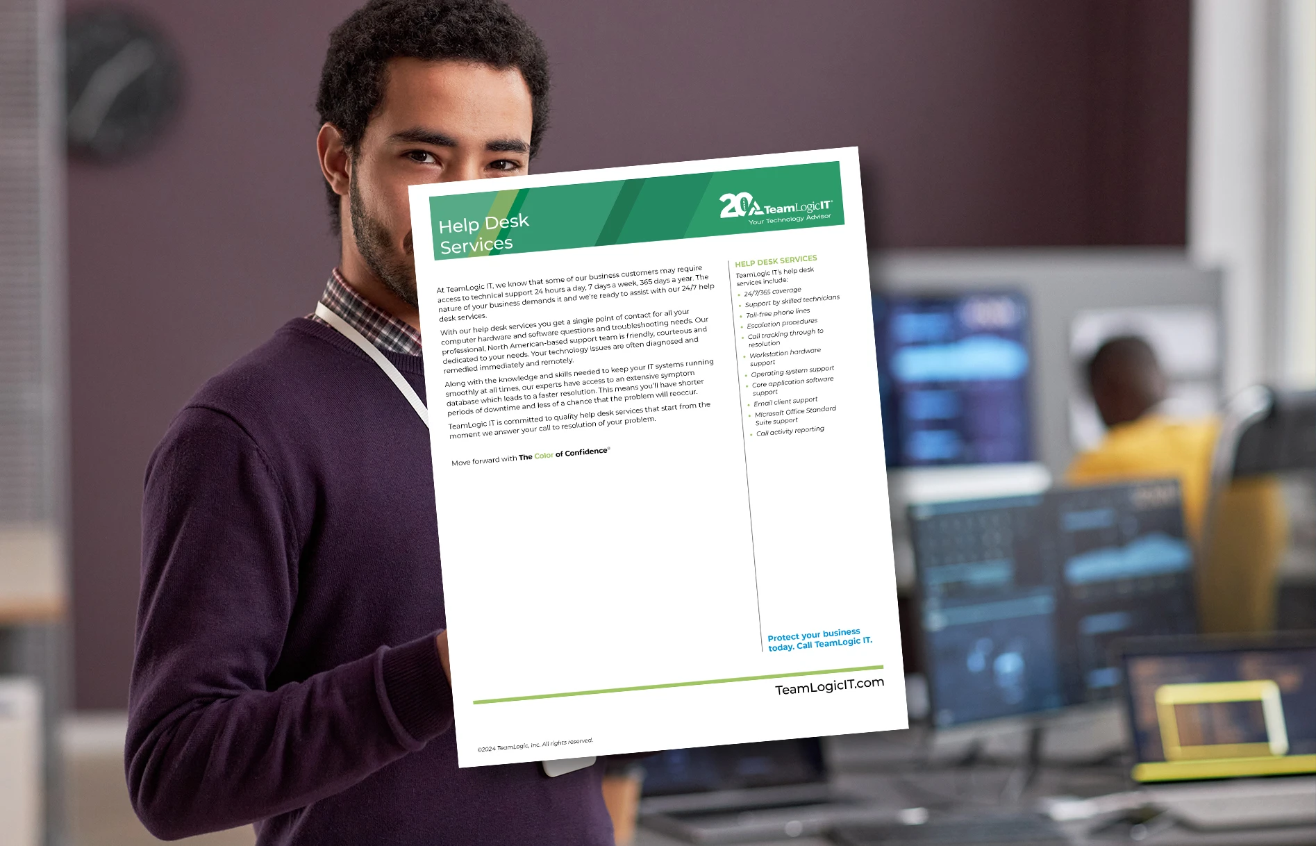 Infosheet - Help Desk Services Item