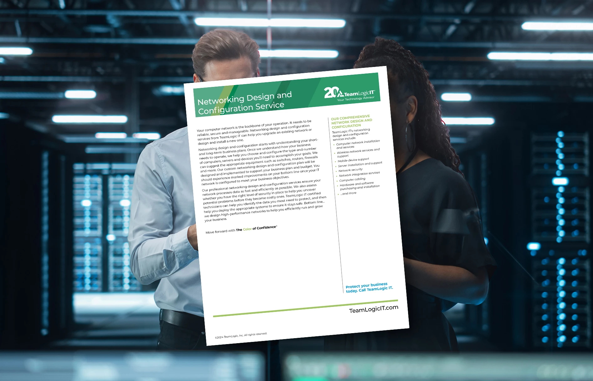 infosheet -  networking design and configuration