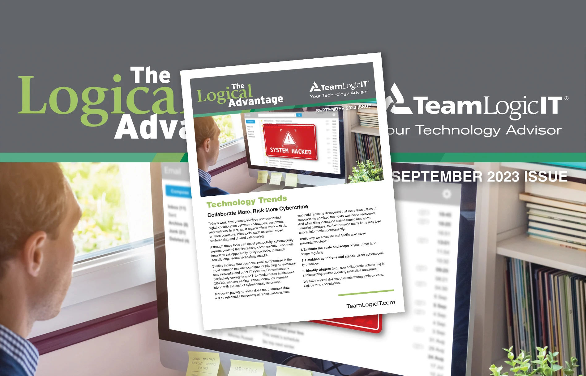 Newsletter - The Logical Advantage September 2023 Issue Overlay