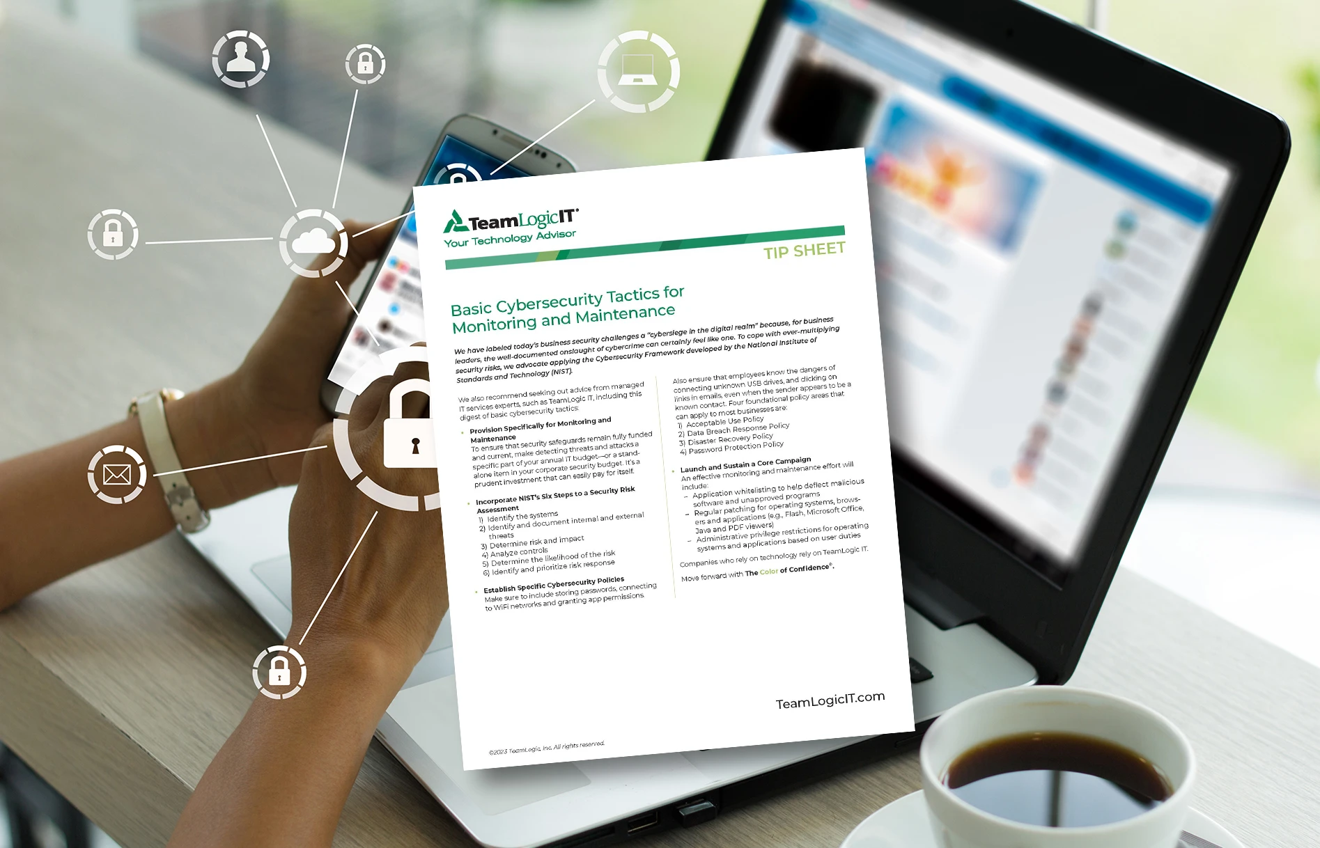 Tipsheet - Basic Cybersecurity Tactics for Monitoring and Maintenance Item
