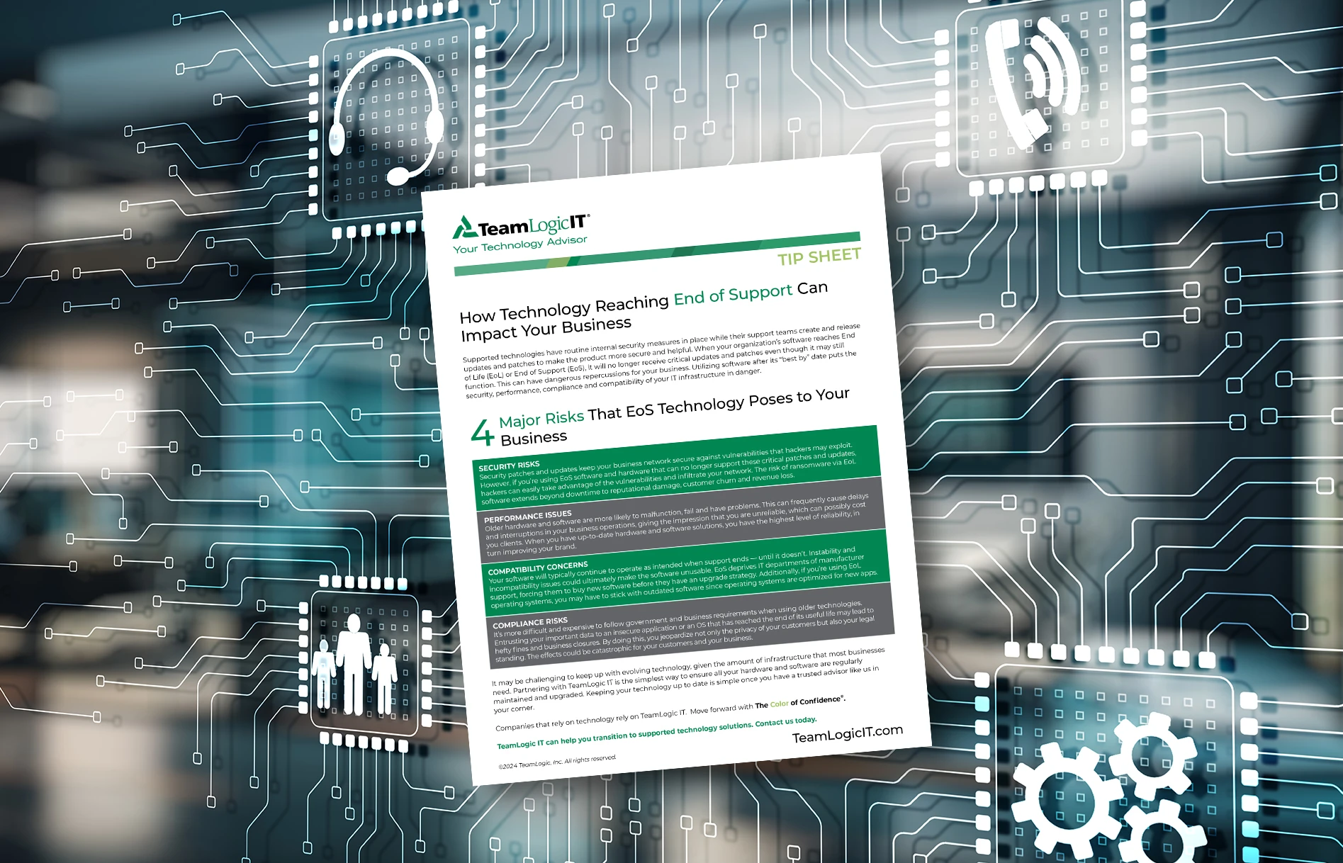 Tipsheet - How Technology Reaching End of Service Can Impact Your Business Item