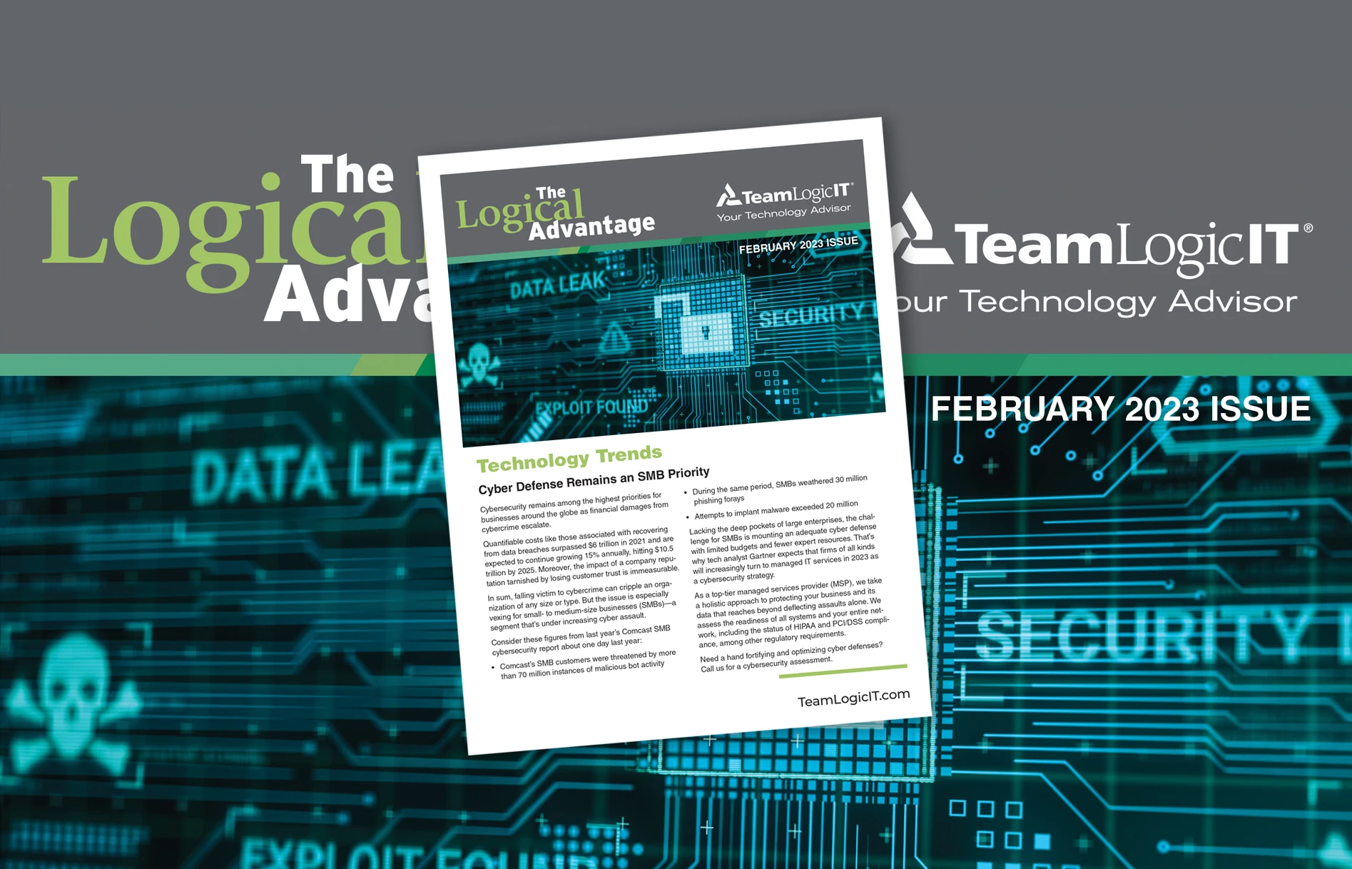 Newsletter - The Logical Advantage February 2023 Issue Overlay