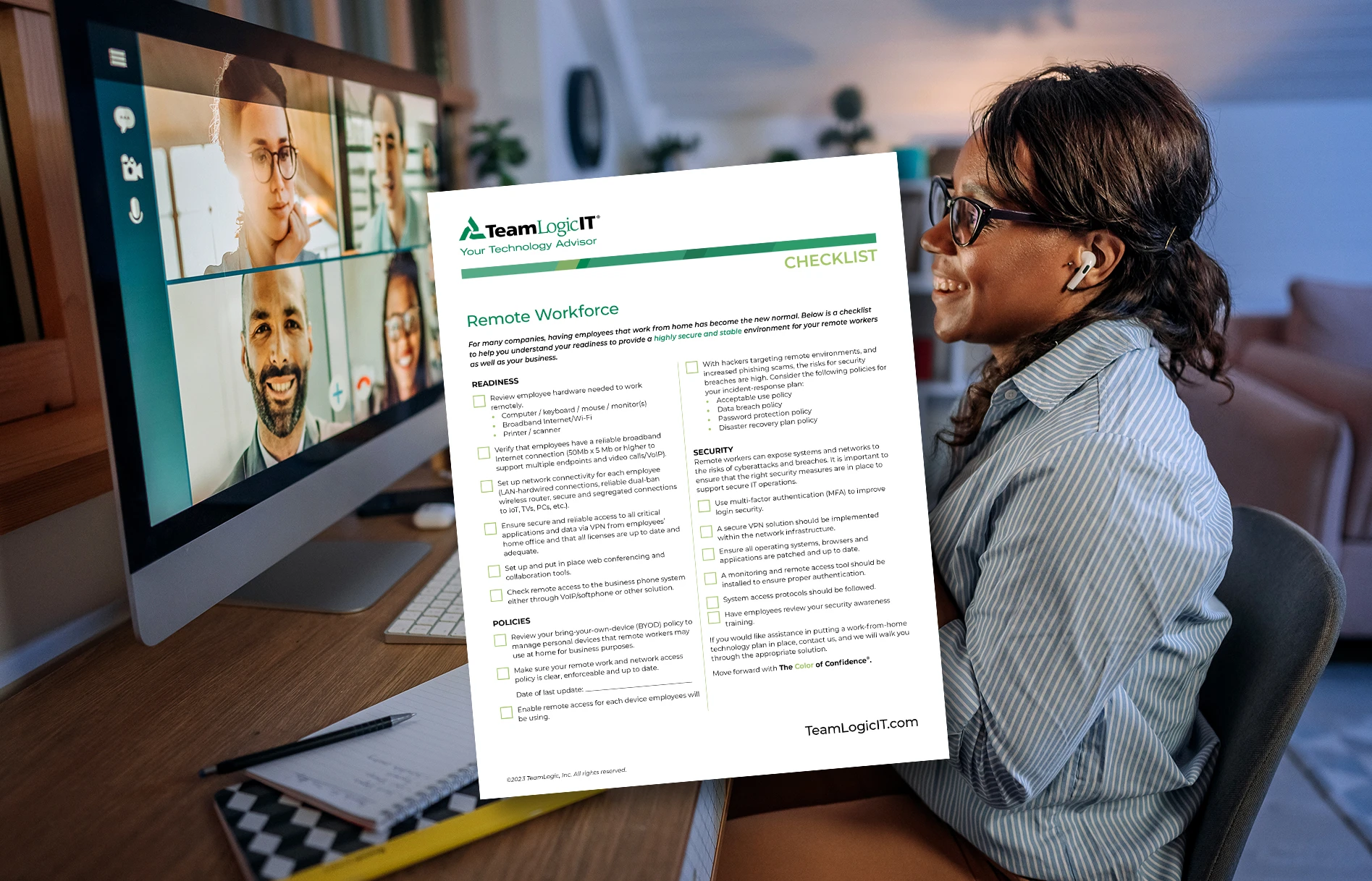 Checklist - Remote Workforce Item