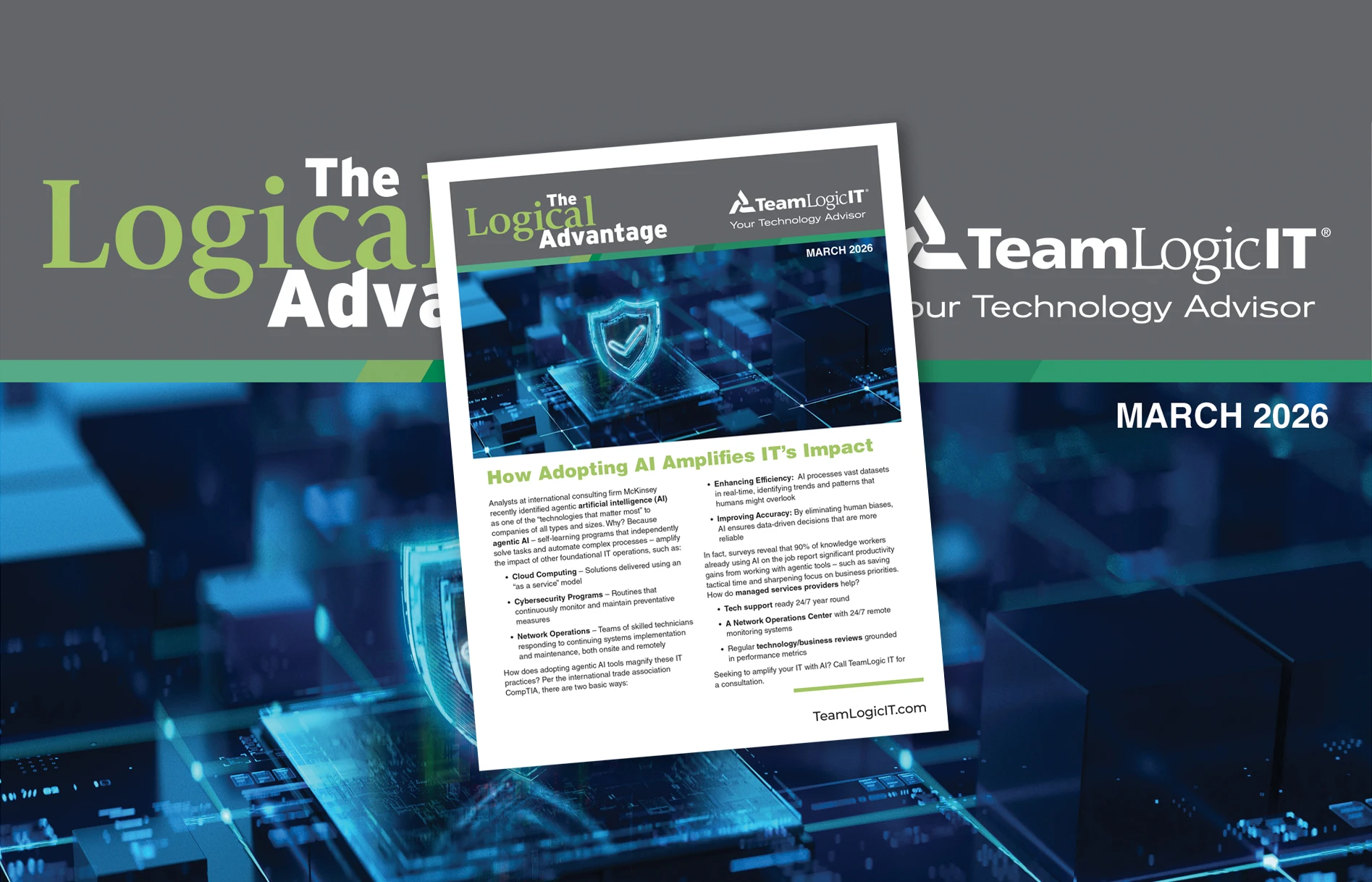 Newsletter - The Logical Advantage March 2026 Issue Overlay