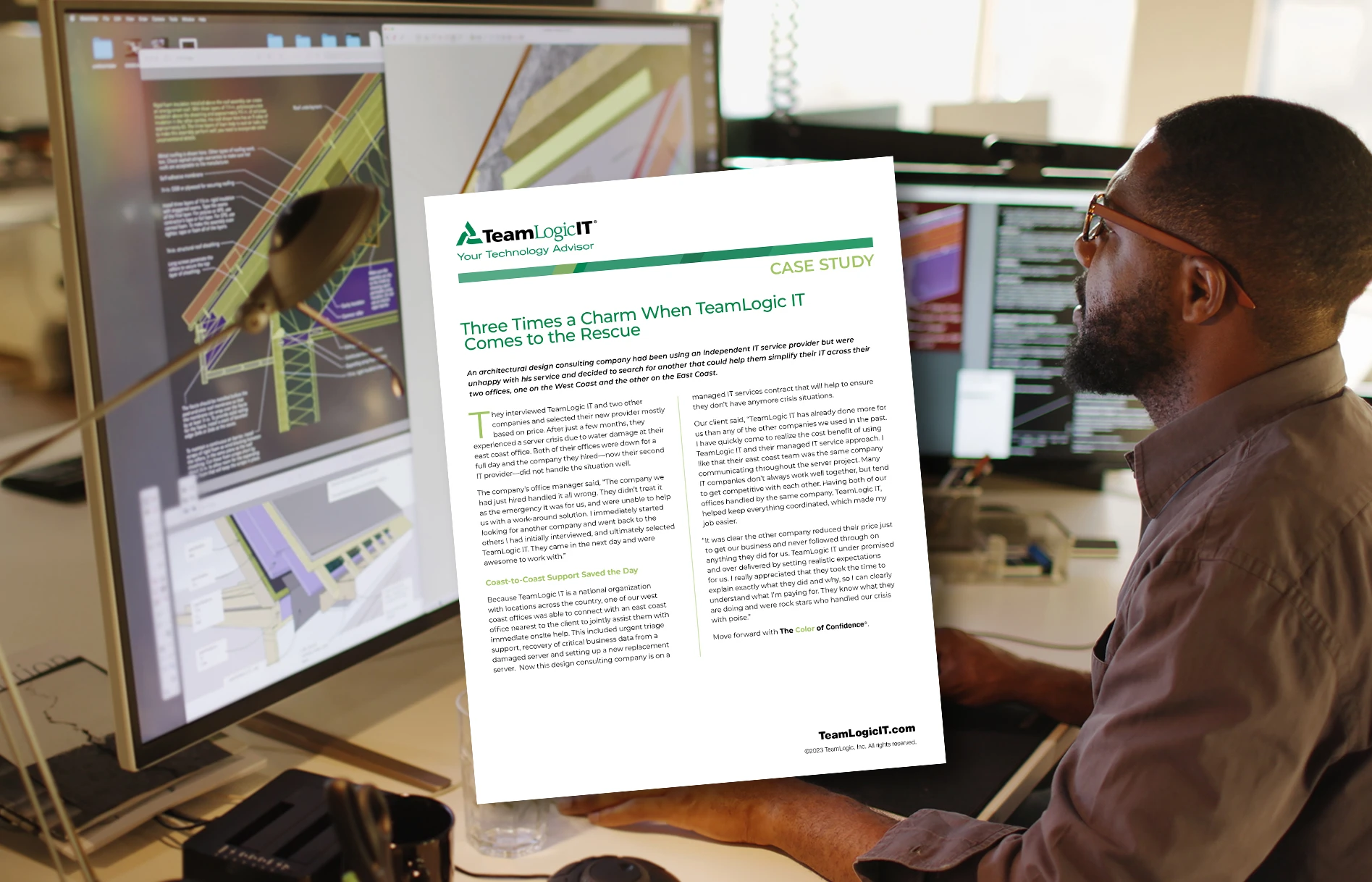 Case Study - 3 Times a Charm When TeamLogic IT Comes to the Rescue Item