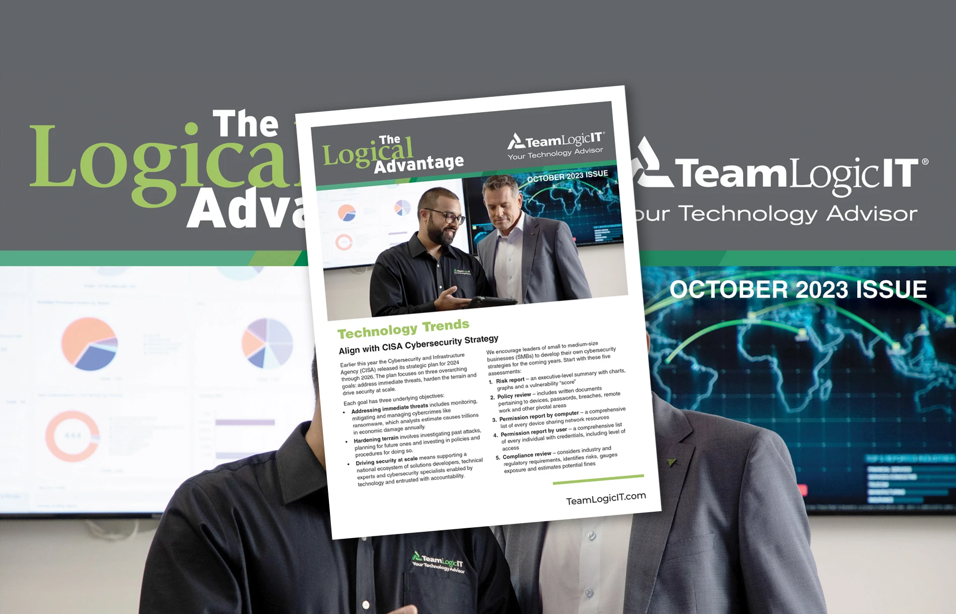 Newsletter - The Logical Advantage October 2023 Issue Overlay