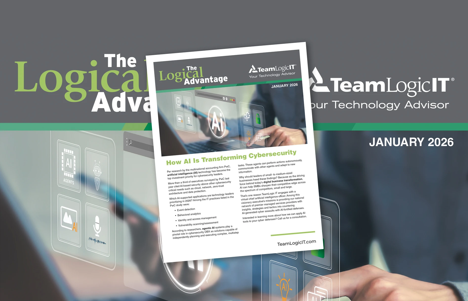 The Logical Advantage January 2026 Issue Overlay