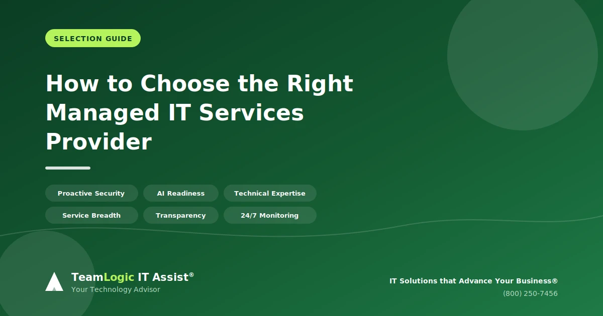 How to choose the right managed IT services provider