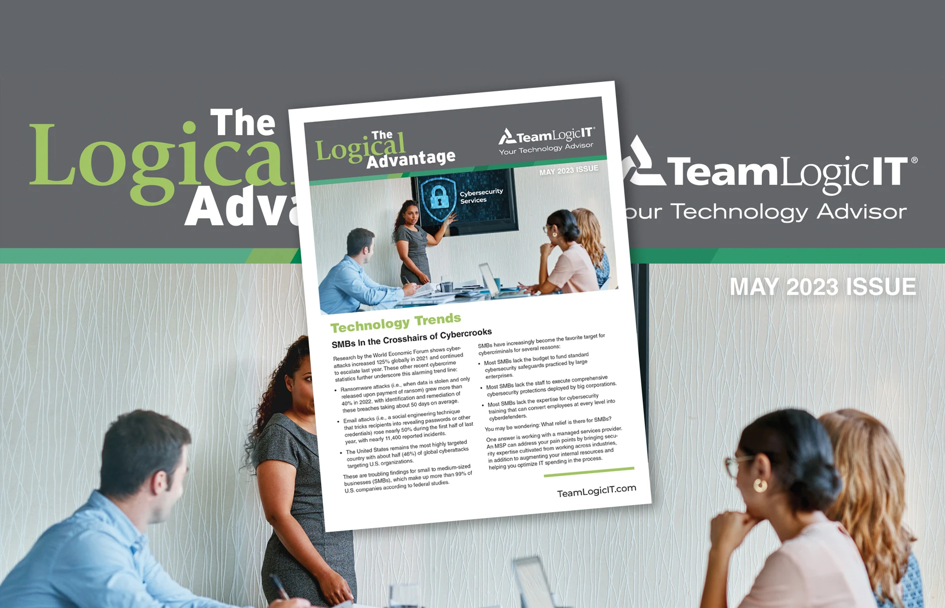 Newsletter - The Logical Advantage May 2023 Issue Overlay