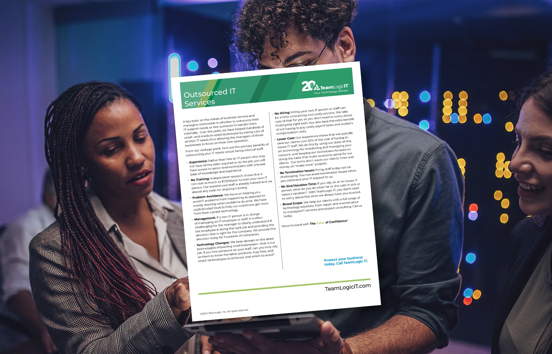 Infosheet - Outsourced IT Services Item