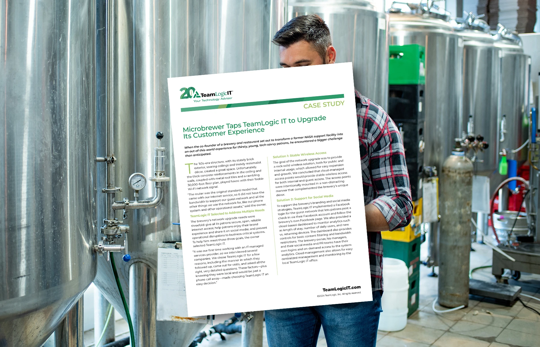 Case Study - Microbrewer Taps Us to Upgrade Its CE Item