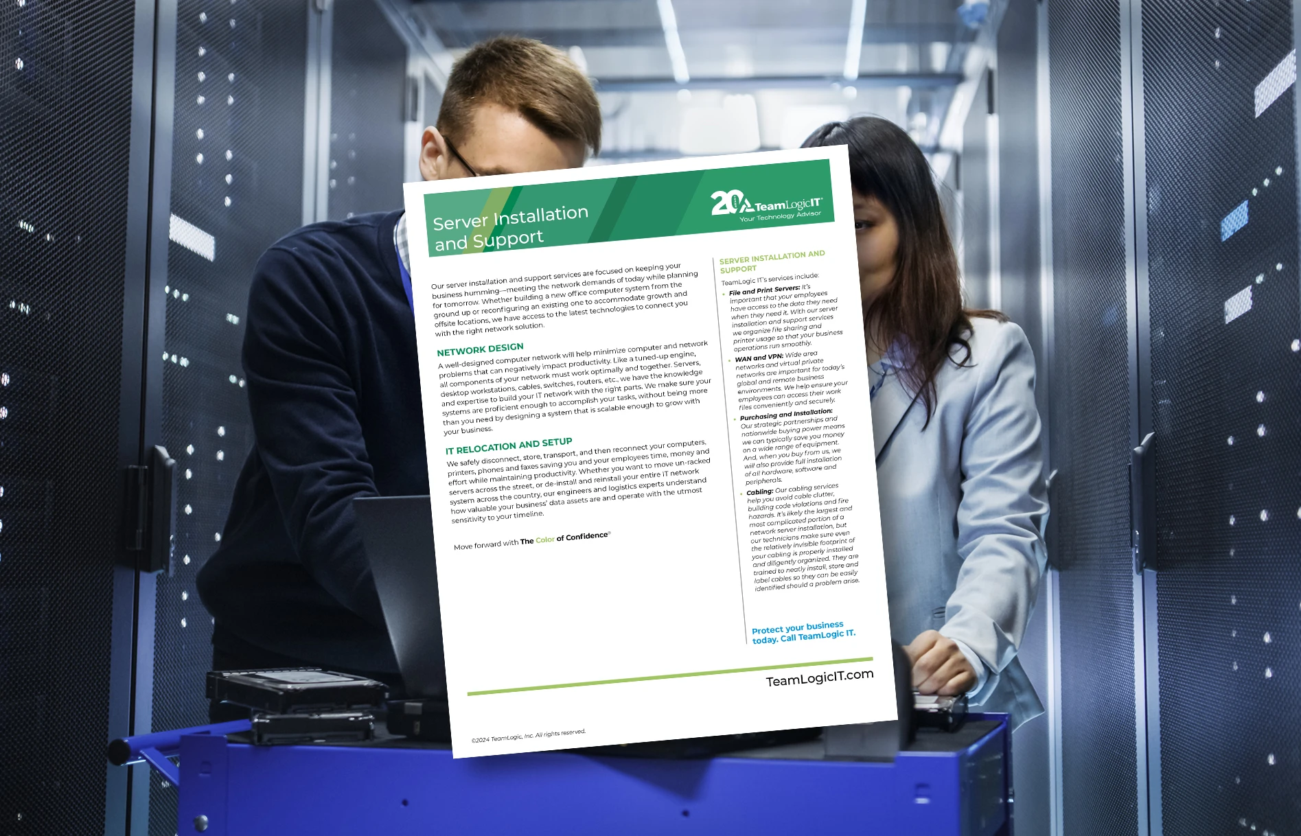 Infosheet - Server Installation & Support