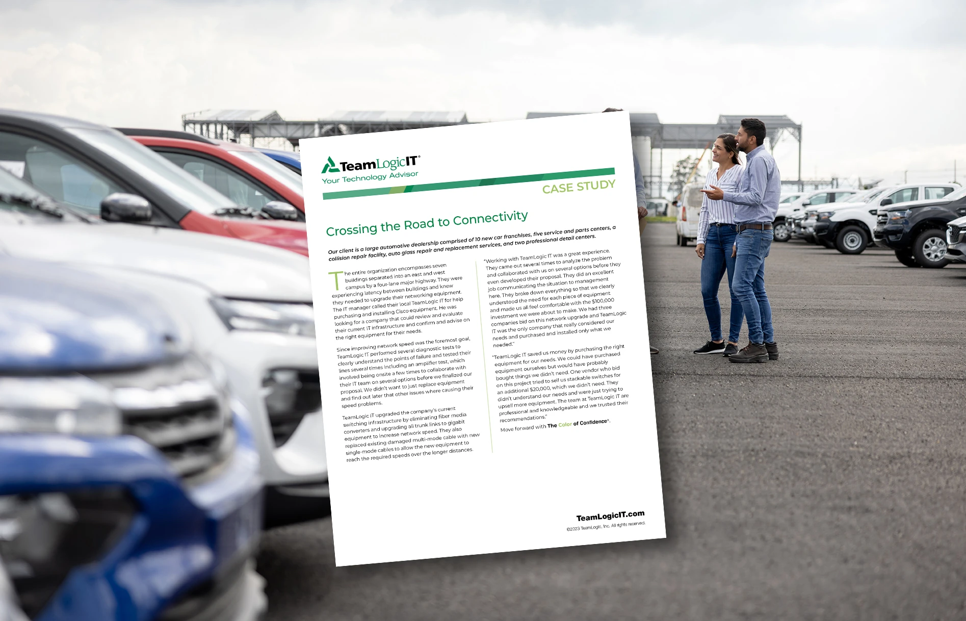 Case Study - Crossing the Road to Connectivity Item