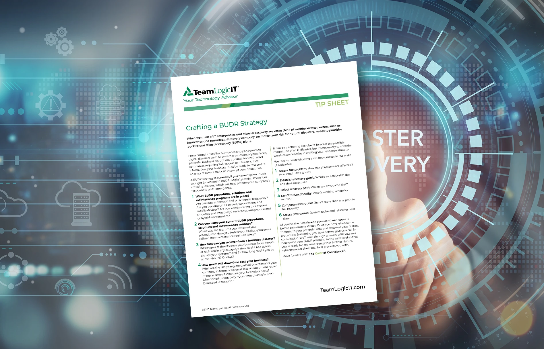 Tipsheet - Crafting a BUDR Strategy Item