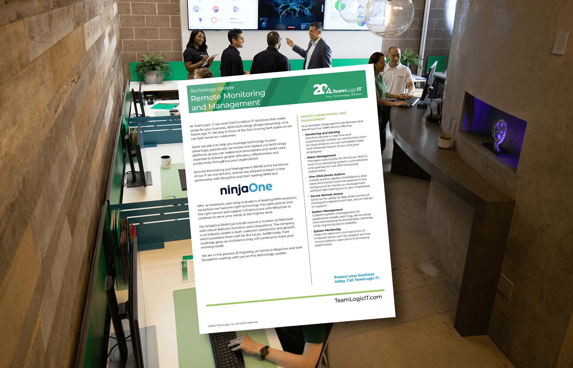 Infosheet - Remote Monitoring and Management Item